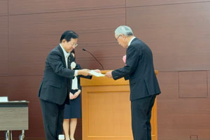 第80回「小さな親切」運動実行章伝達式